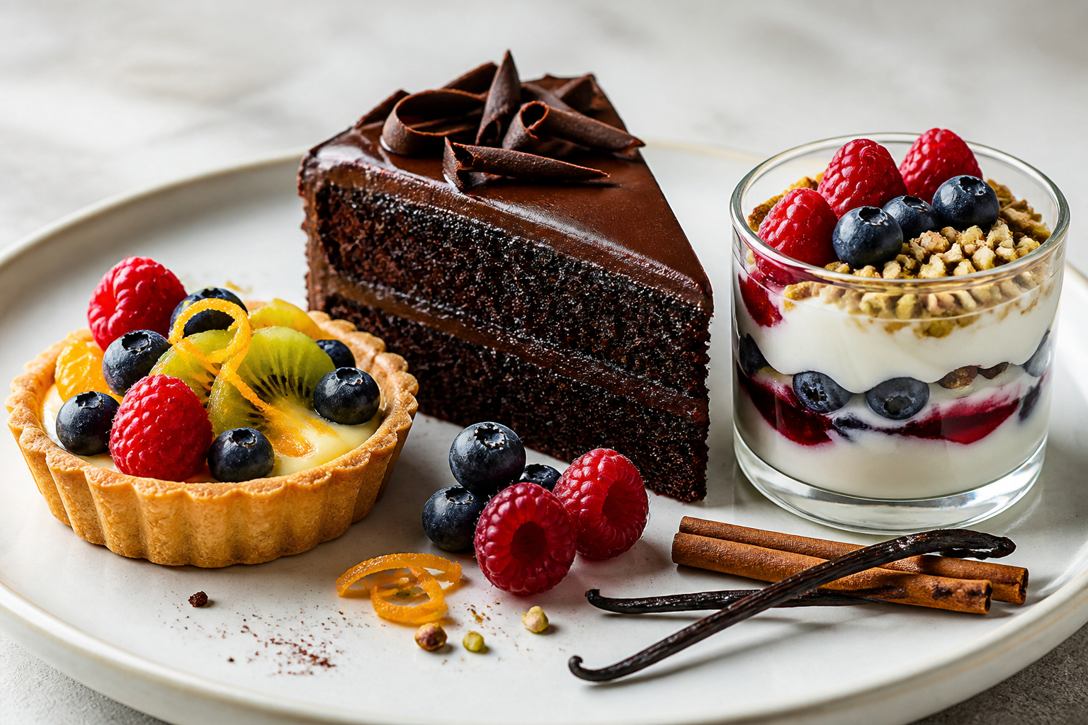 Kleine Dessertportionen mit weniger Zucker