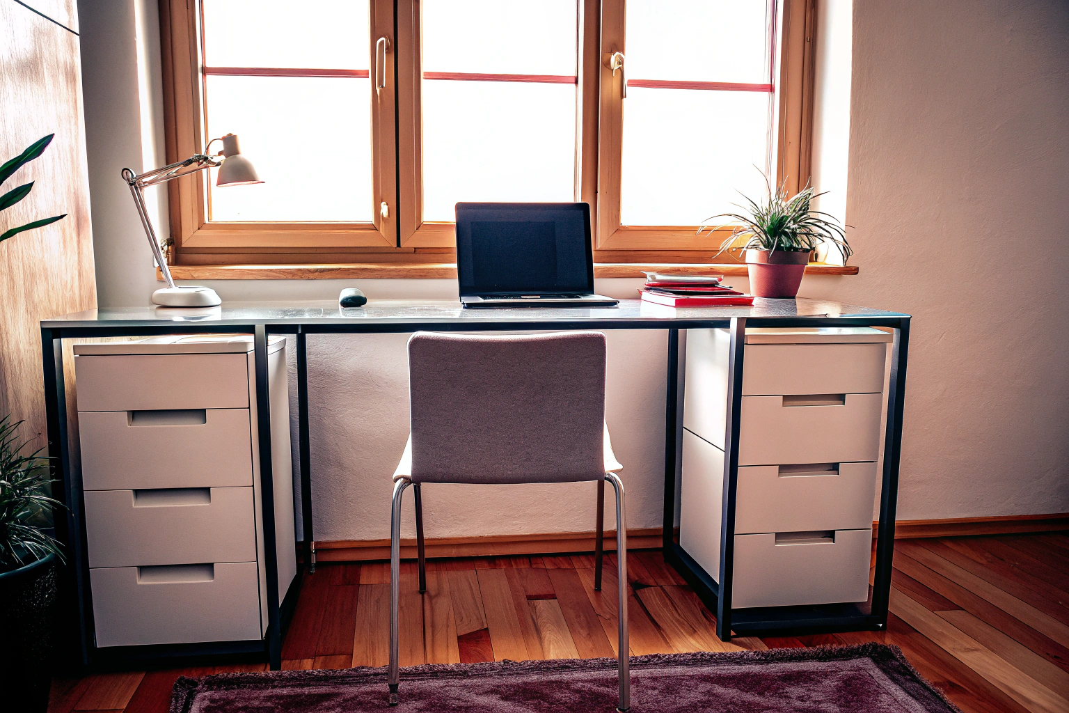 Organisierter Arbeitsplatz