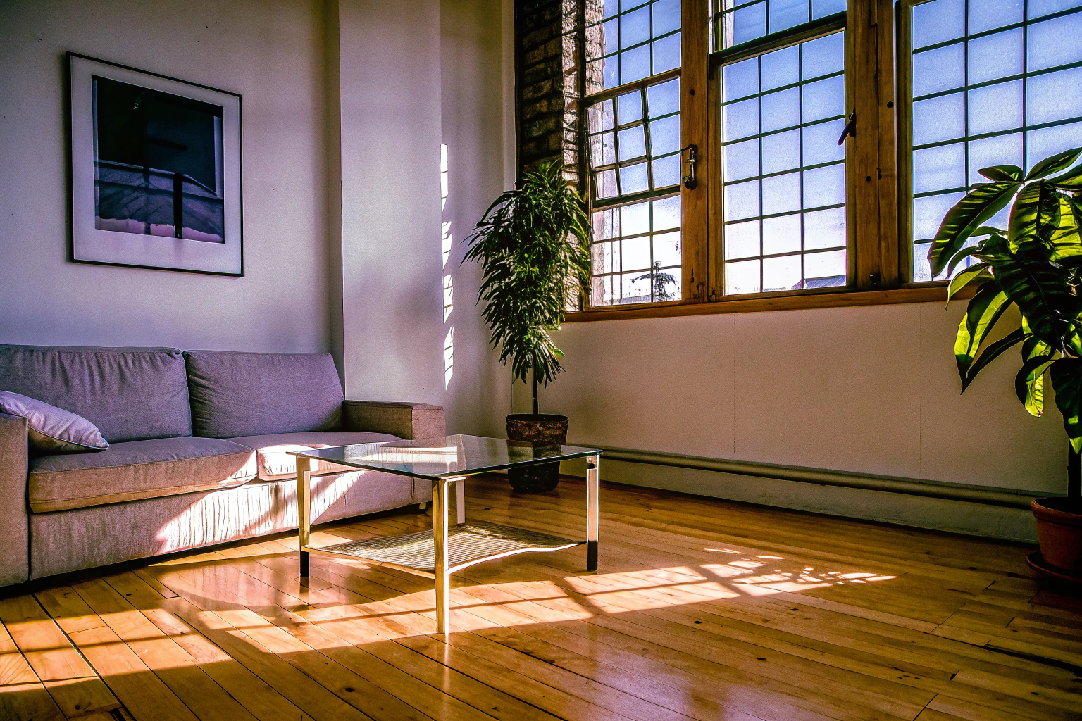 Minimalistisches Wohnzimmer