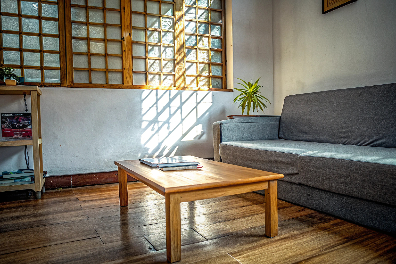 Minimalistisches Wohnzimmer