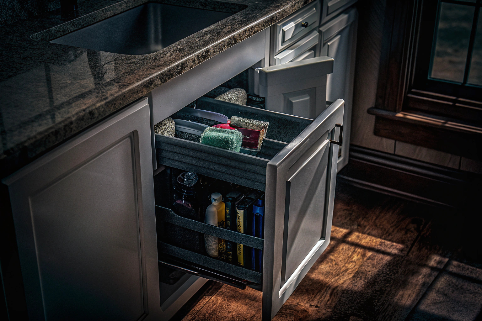 Ausziehbarer Spülschrank Organizer