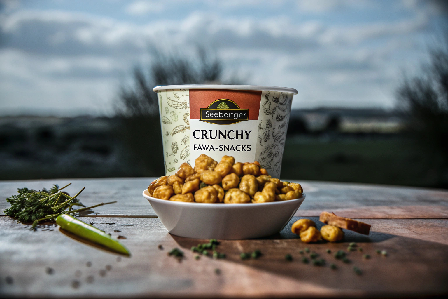 Knuspriger Mix aus Kichererbsen und Mandeln
