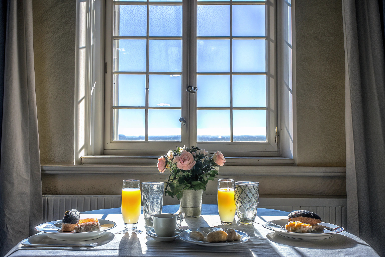 Brunch-Getränkeauswahl