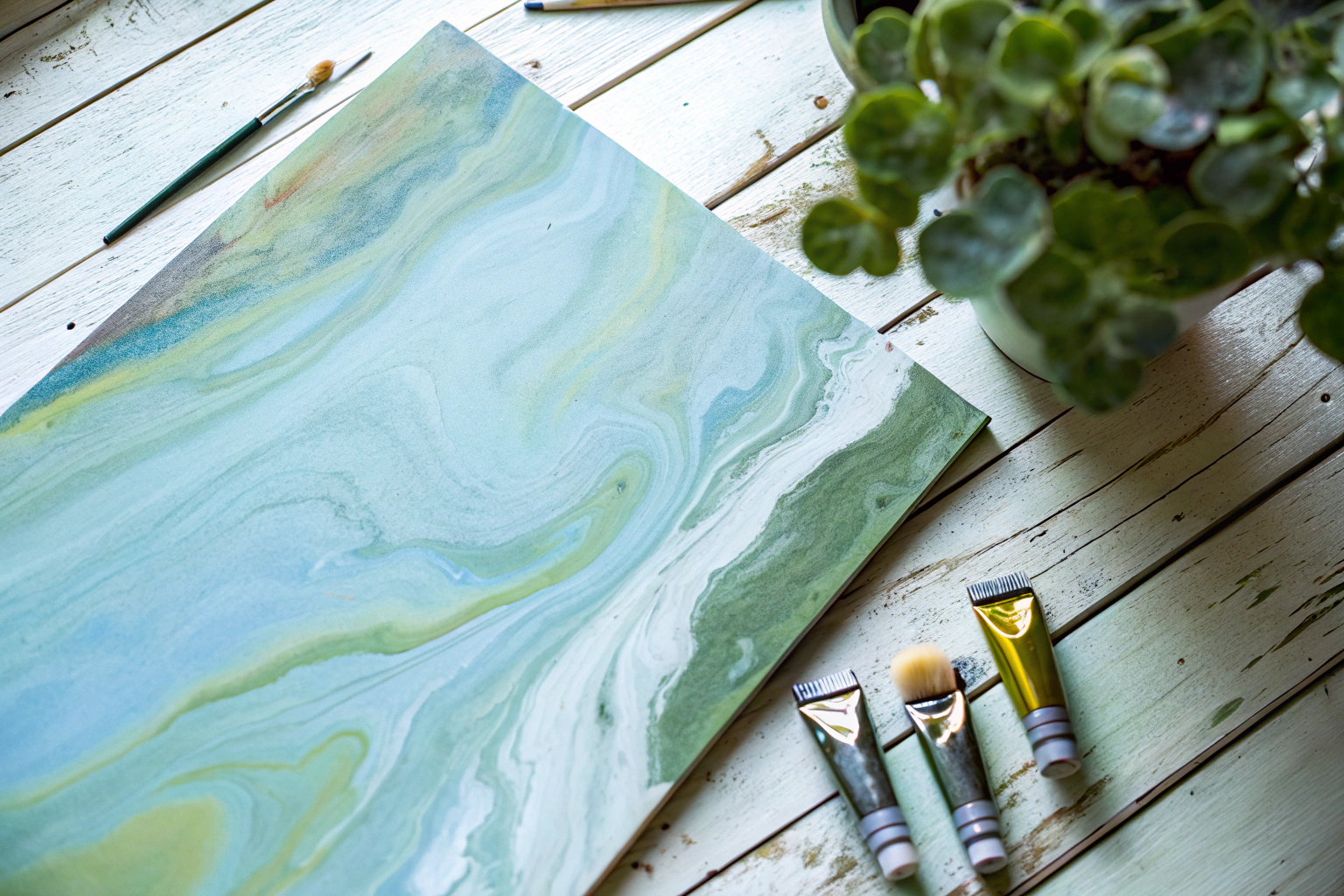 Acrylfarben-Misch-Projekt