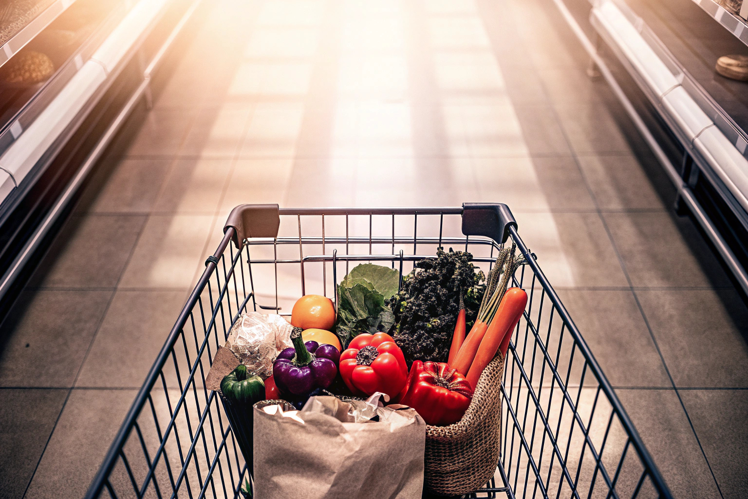 Einkauf für vegane Ernährung