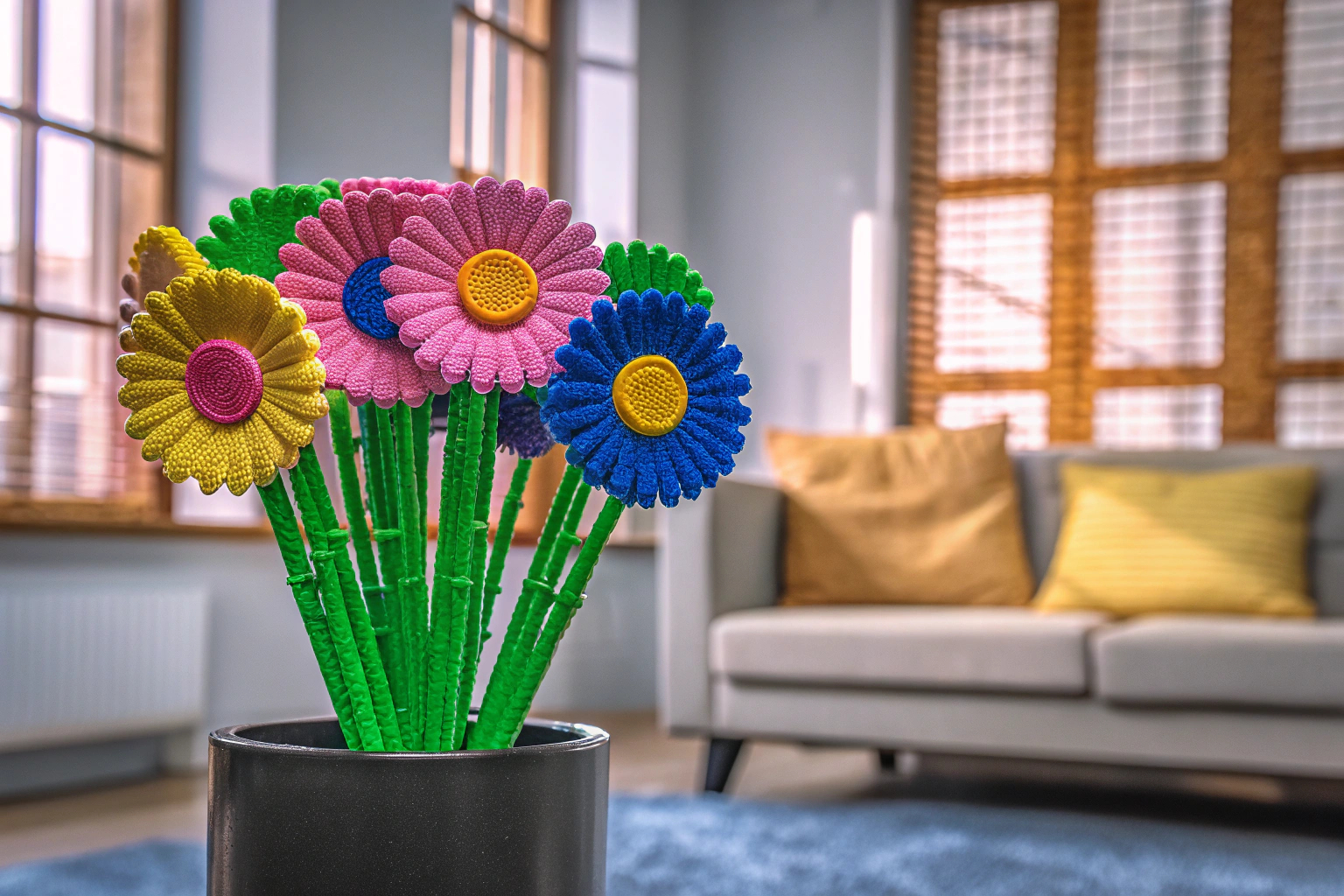 LEGO Blumenstrauß als Zimmerdeko