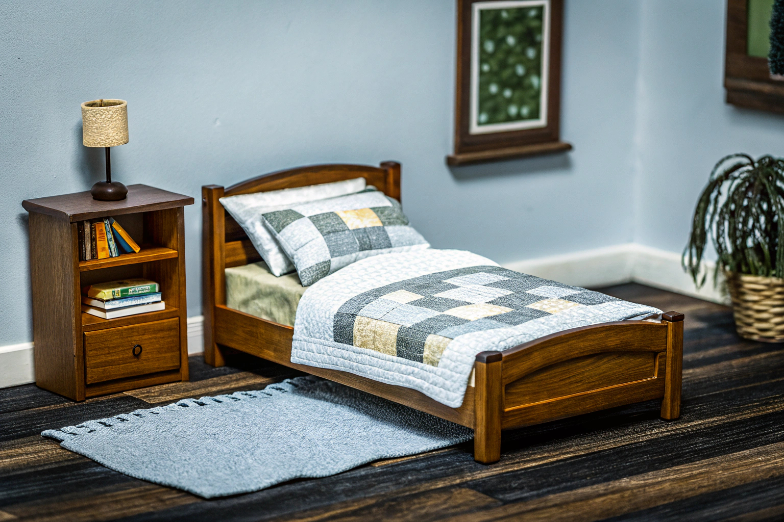 Miniatur-Schlafzimmer DIY-Projekt