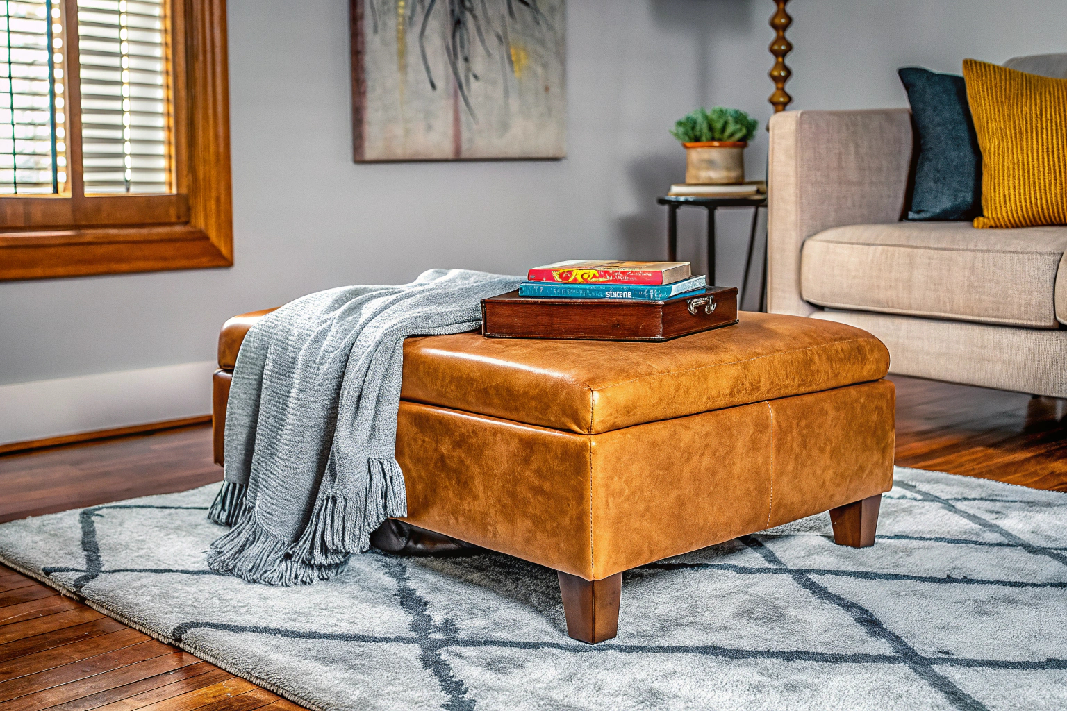 SONGMICS Sitzhocker im Wohnzimmer