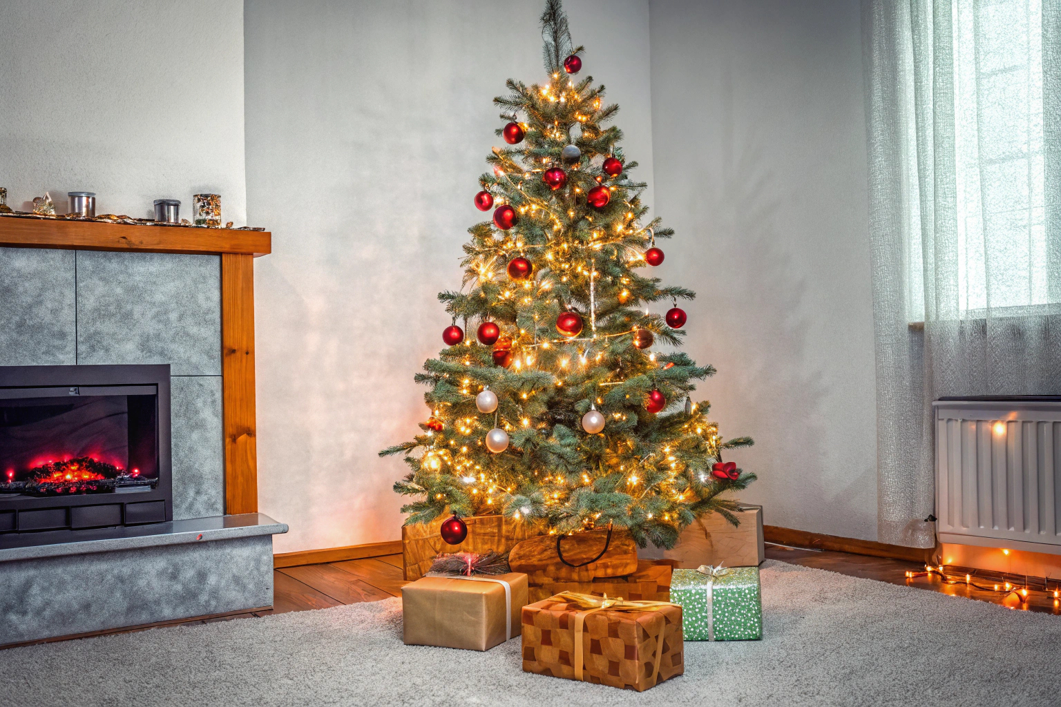 Geschmückter Weihnachtsbaum