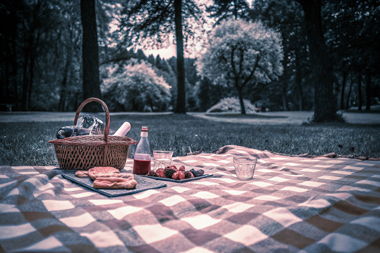 Picknickplatz im Park