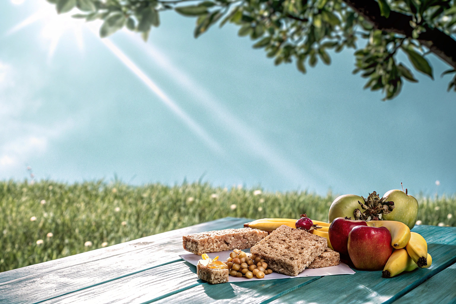 Kind mit Snackriegel