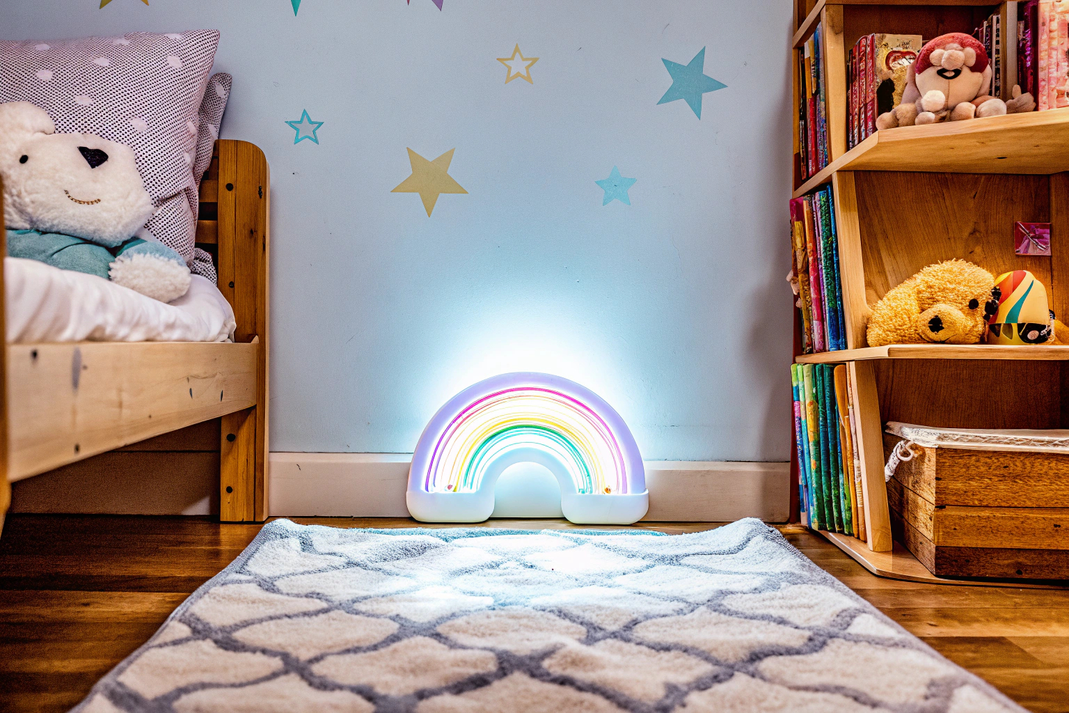 LED Regenbogen Nachtlicht Kinderzimmer