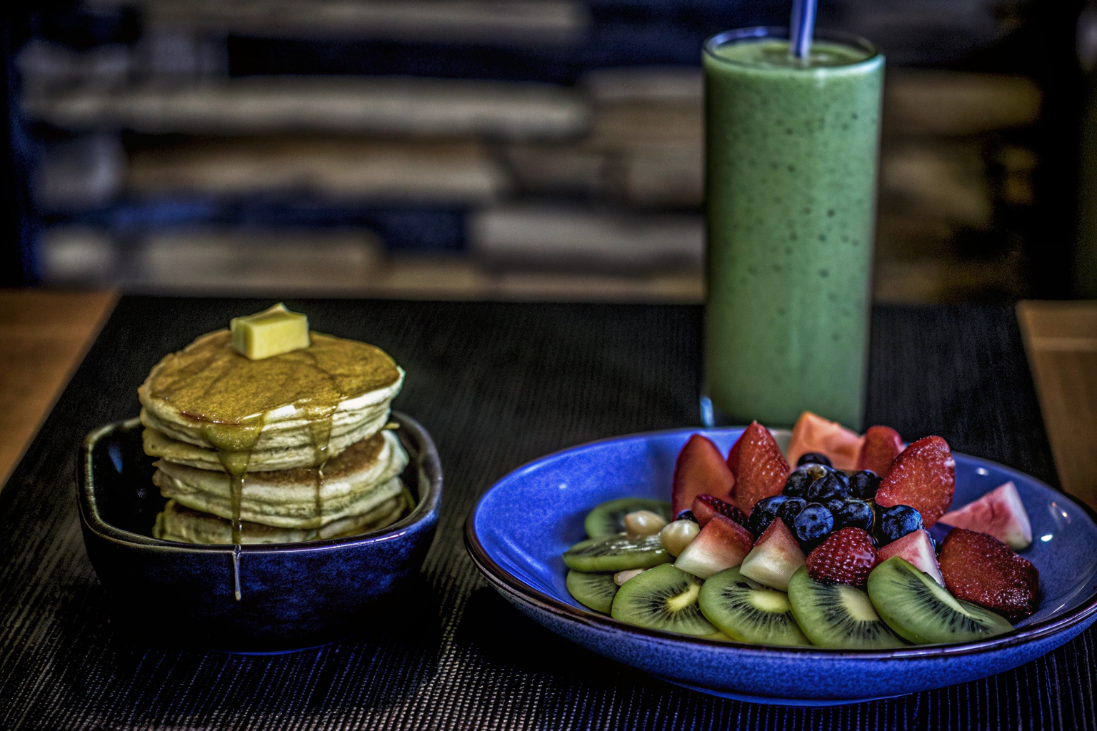 Veganer Brunch-Tisch