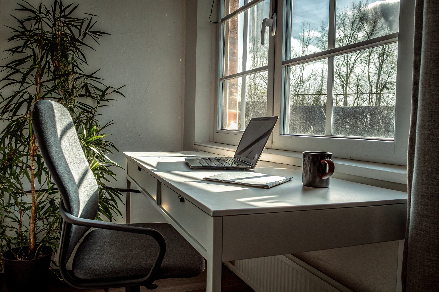 Ergonomisch gestaltetes Homeoffice