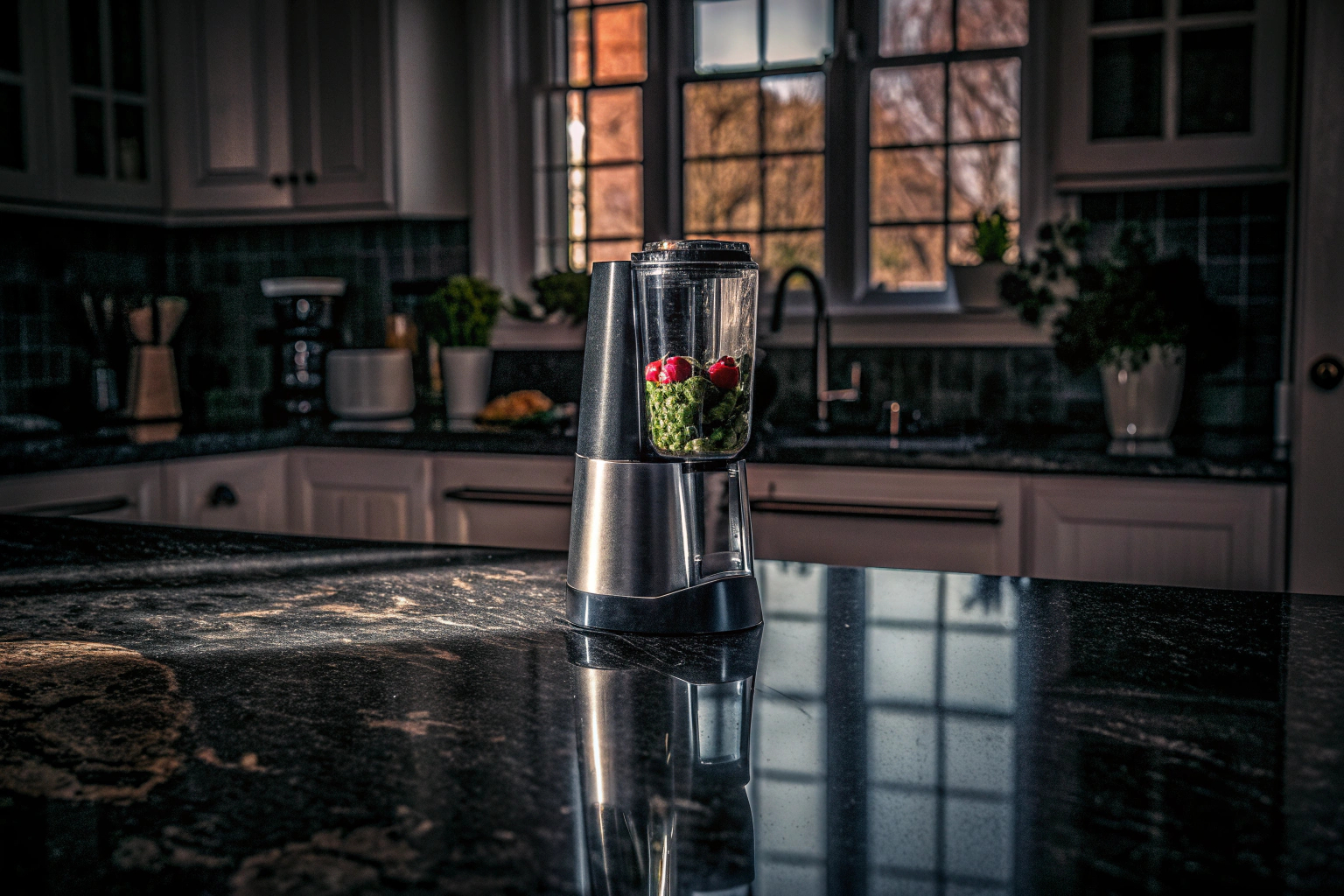 Smoothie Maker in moderner Küche