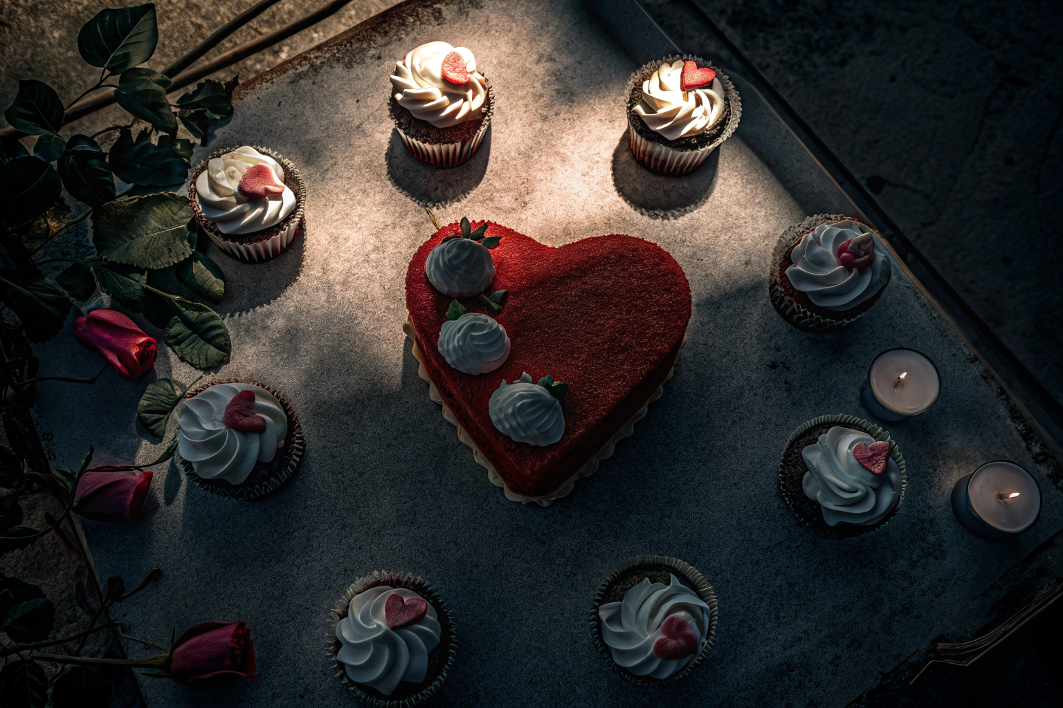 Valentinstag Dessert