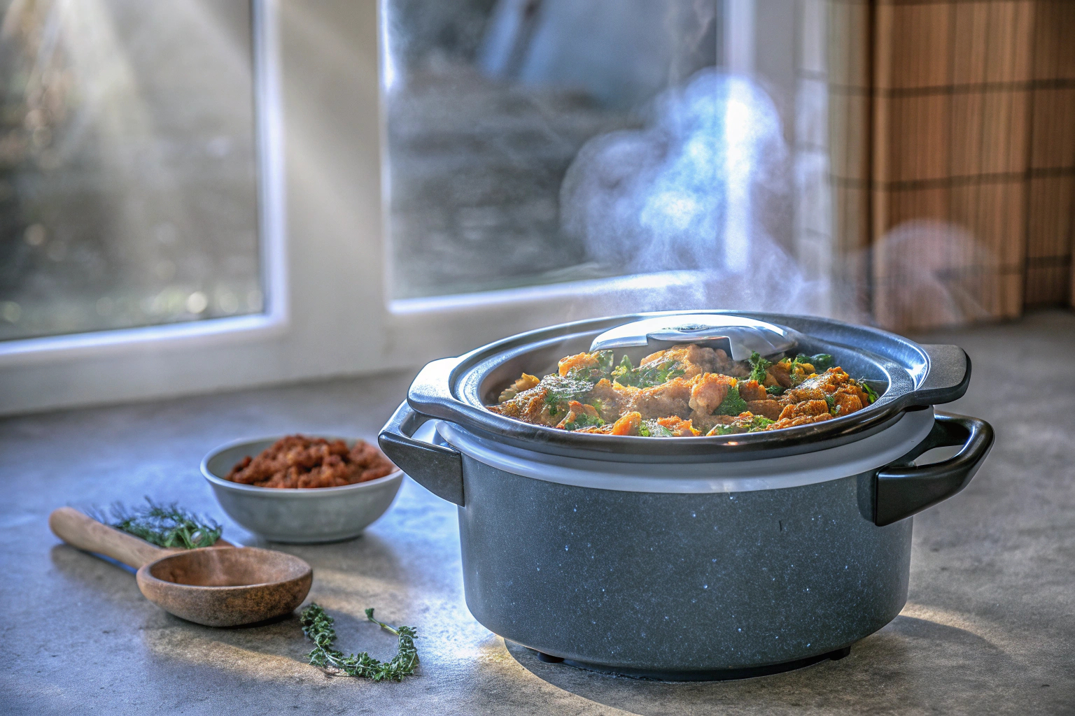 Hearty Curry im Slow Cooker