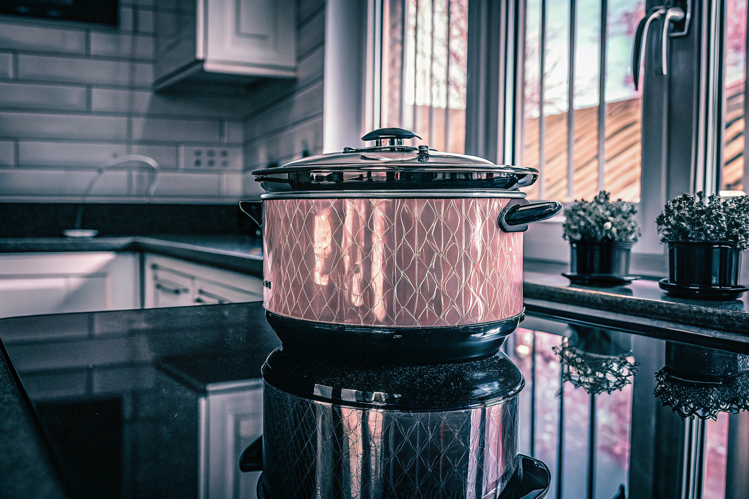 Slow Cooker mit Silikonliner