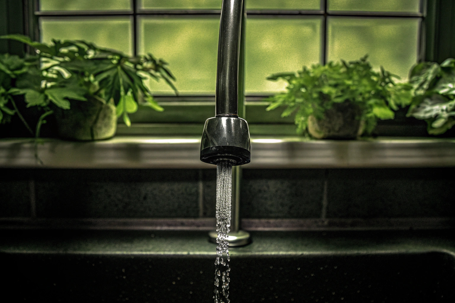 Strahlregler am Wasserhahn