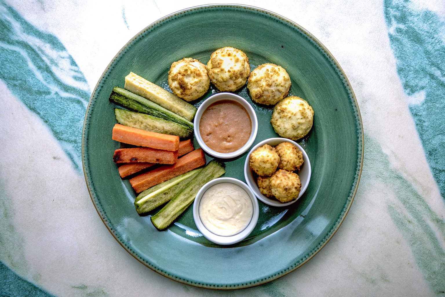 Heißluftfritteuse Snacks