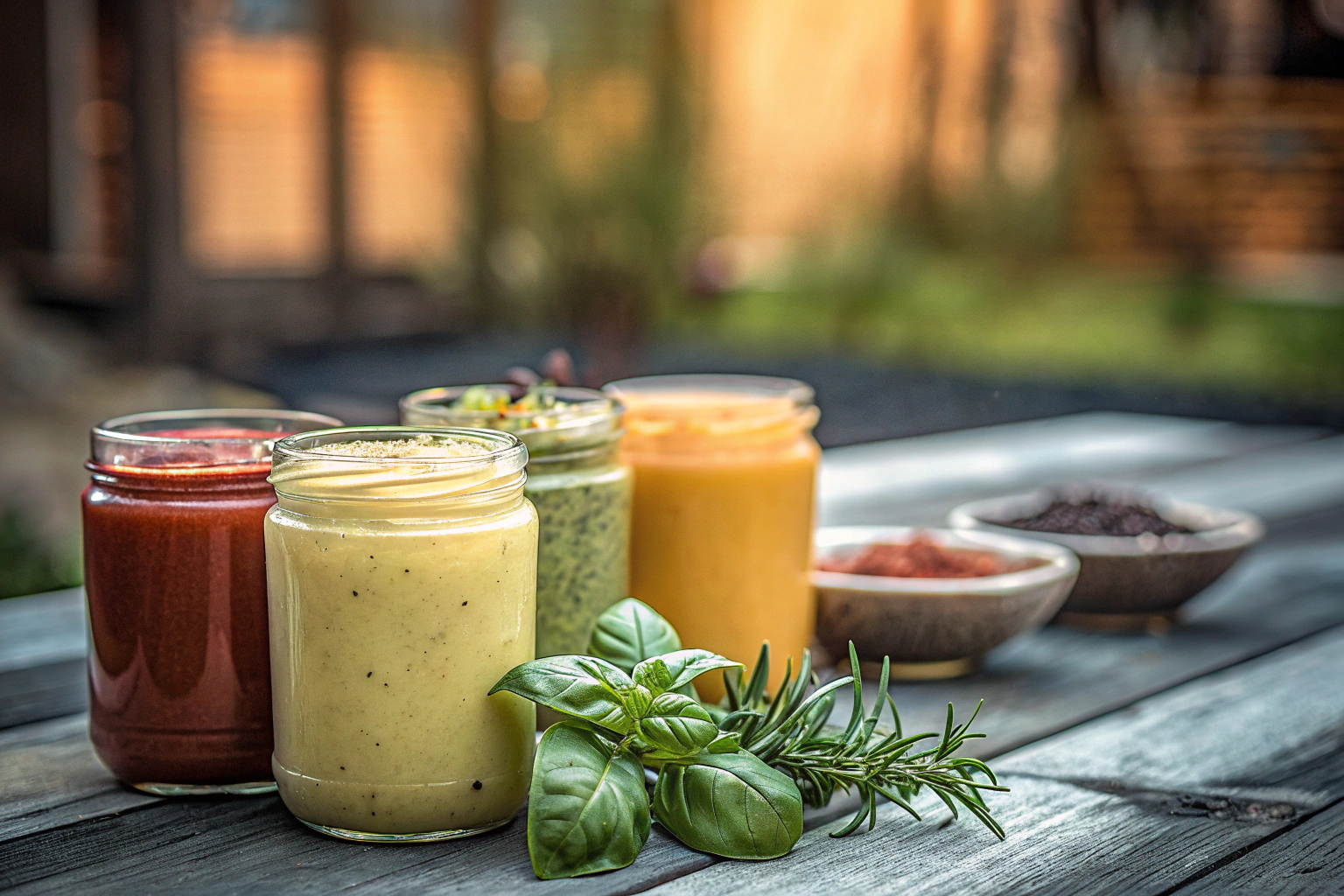Vegane Grillsoßen und Dips