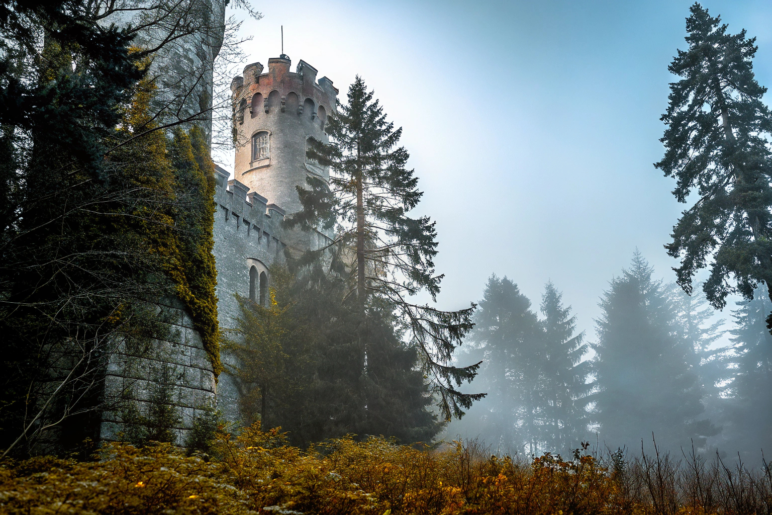 Verborgenes Schloss in Deutschland