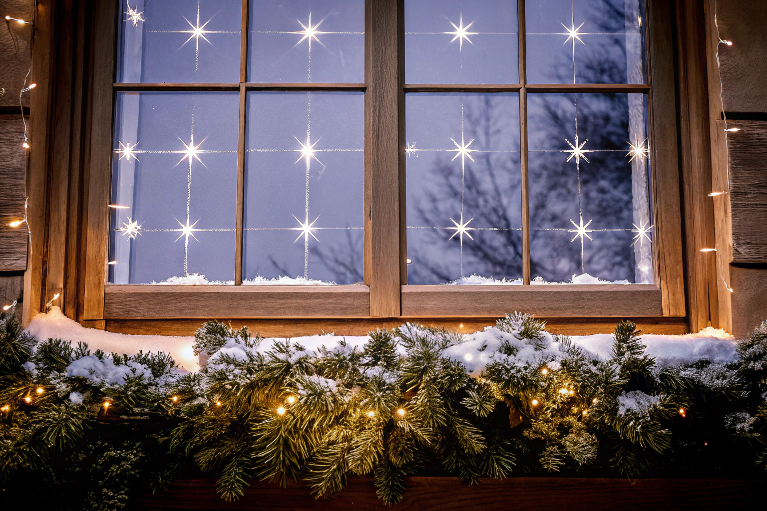 Weihnachtsfenster Dekoration