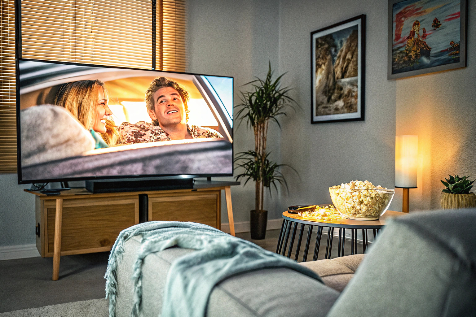 Heimkino im Wohnzimmer