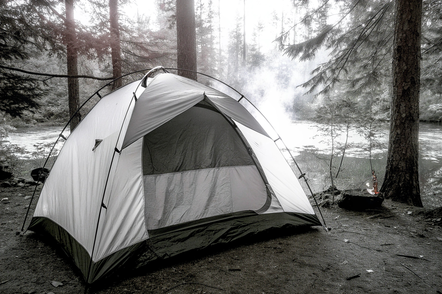 Zelt im Wald