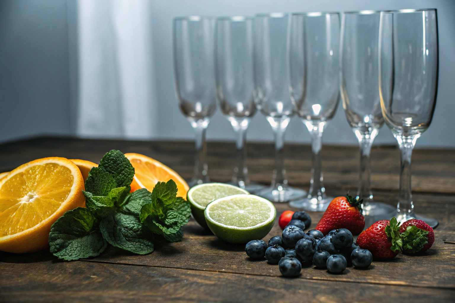 Frische Zutaten für Cocktails