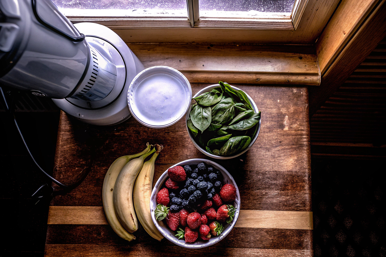 Frische Zutaten für Smoothies