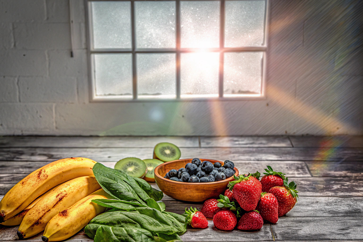 Frische Smoothie-Zutaten