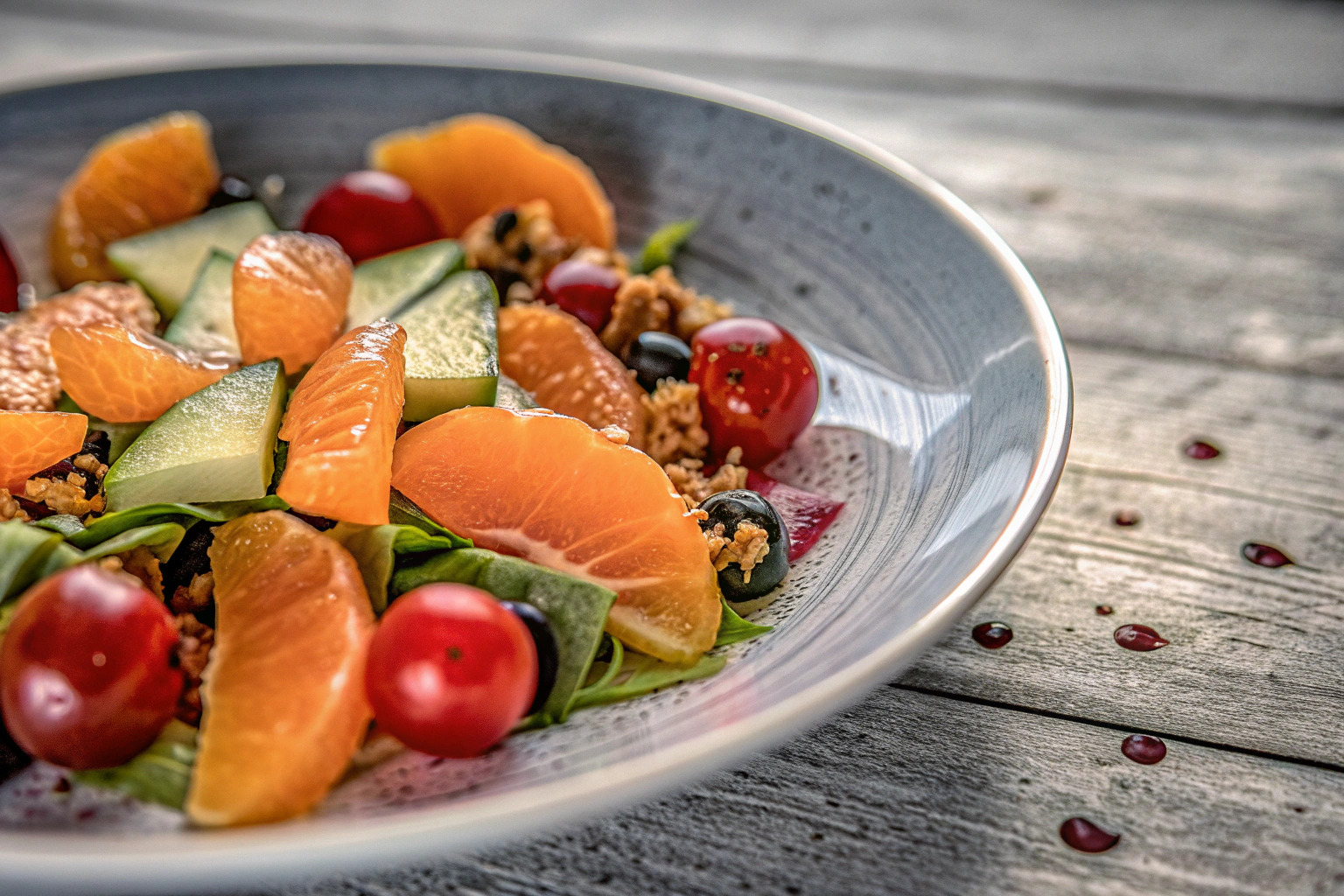Gesunde Mahlzeit mit frischen Zutaten