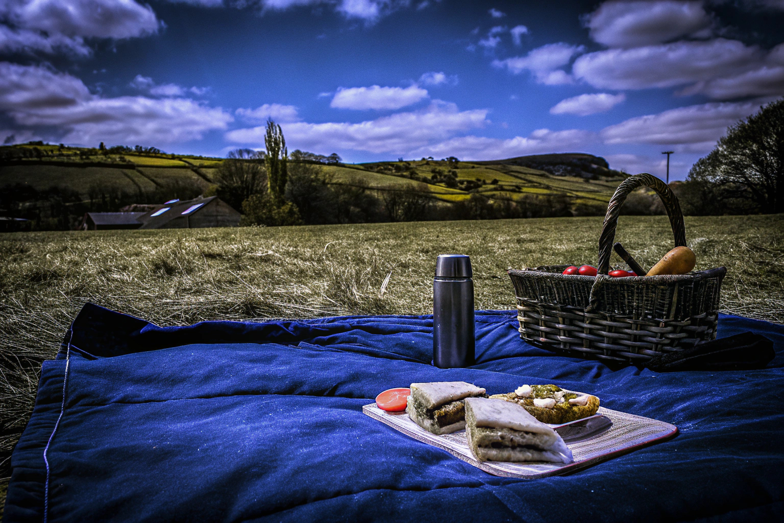 Familienpicknick in Irland
