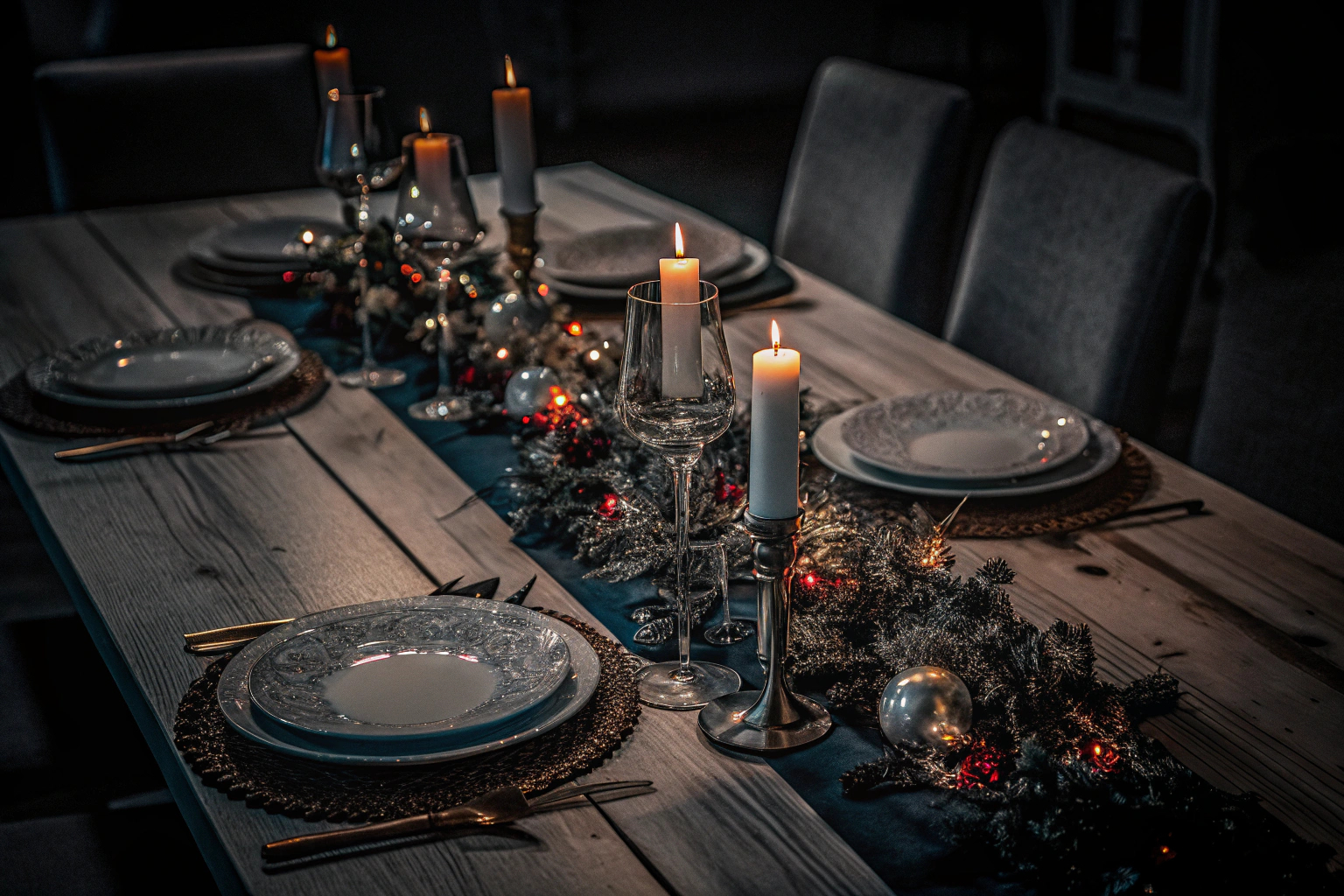 Festlich gedeckte Tafel