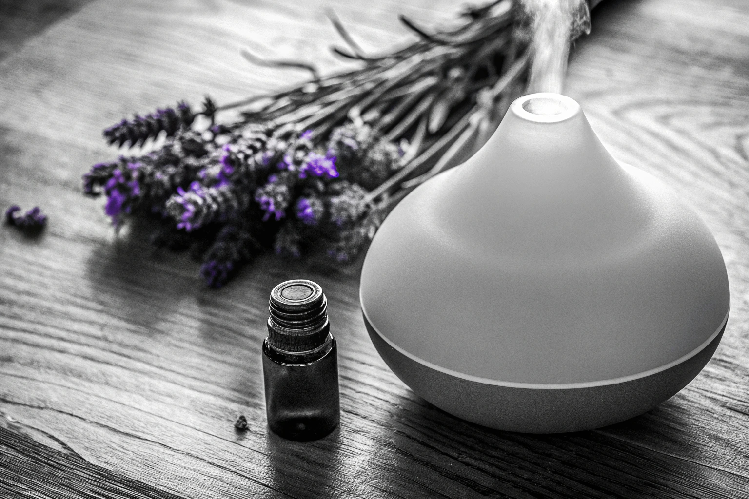 Lavendelöl und Diffuser