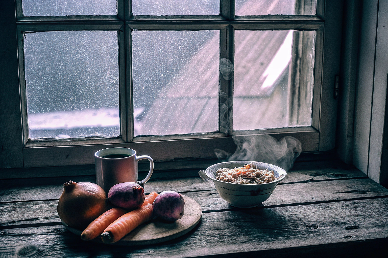Gemütliche Winterküche