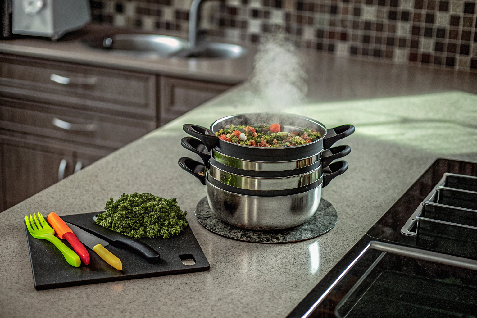 Tefal Ingenio Küchenhelfer-Set in der Küche
