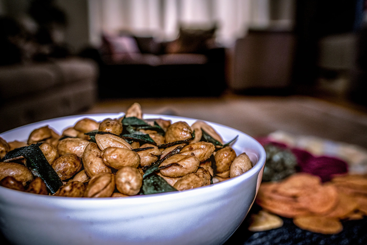 Herzhafte vegane Snacks