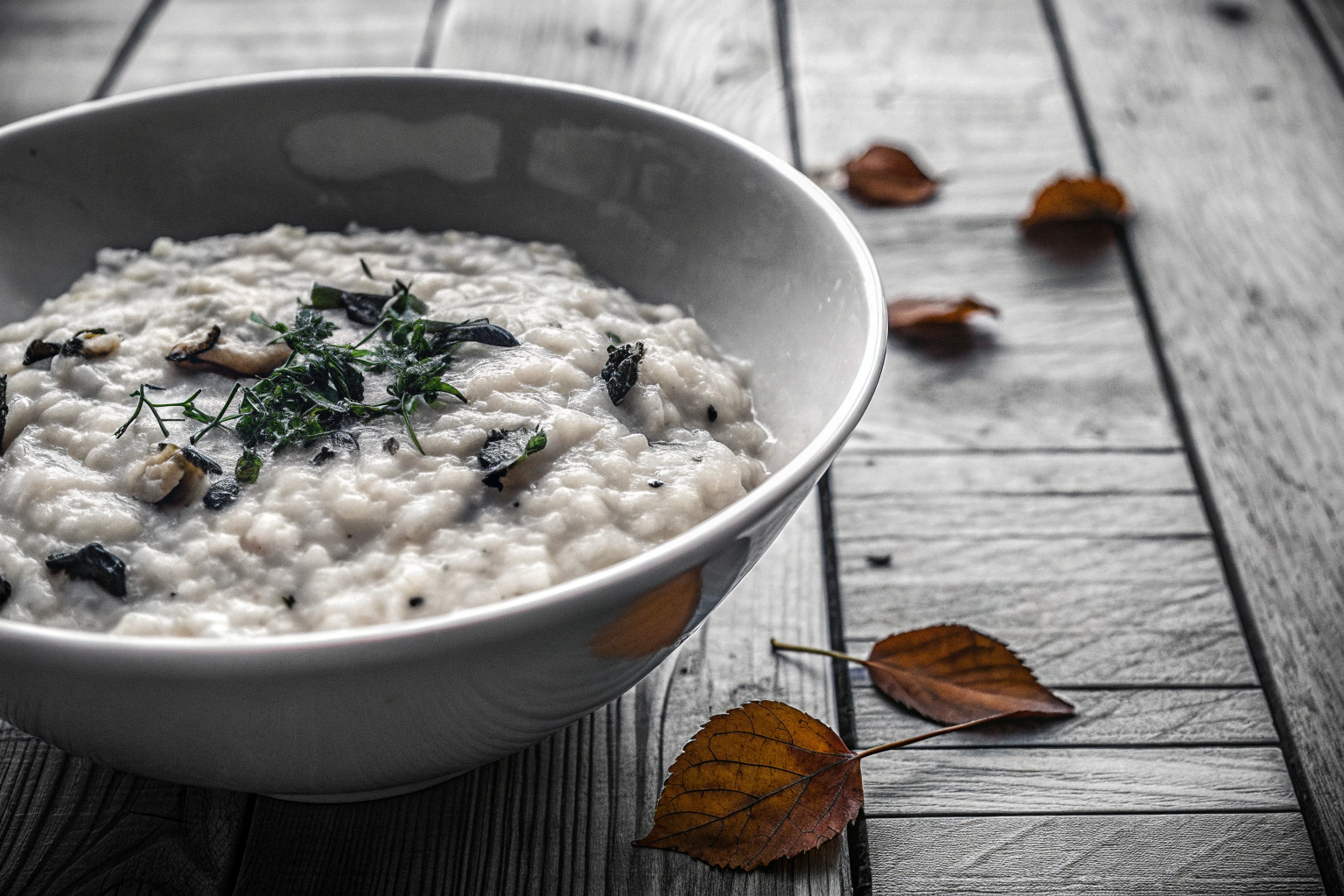 Cremiges Pilzrisotto