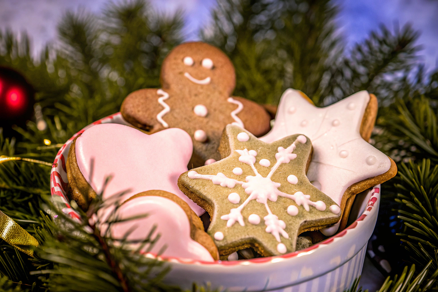 Selbstgemachte Weihnachtsplätzchen