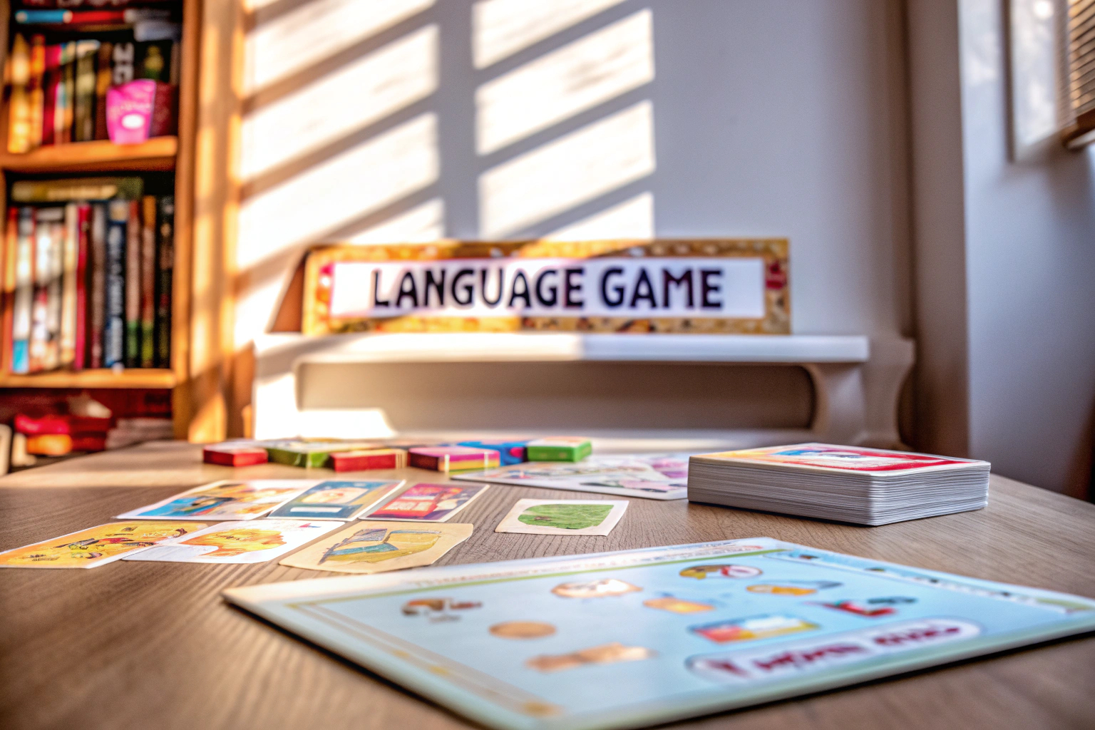 Erwachsene spielen Sprachspiel