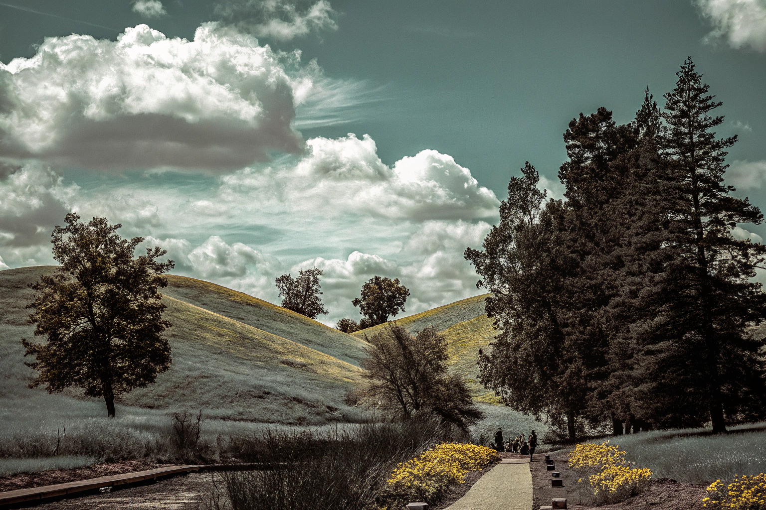 Familienwanderung in der Natur