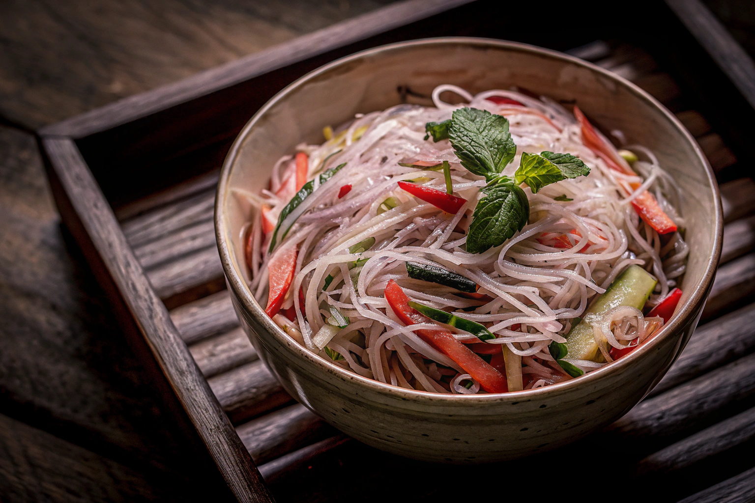 Asiatischer Glasnudelsalat