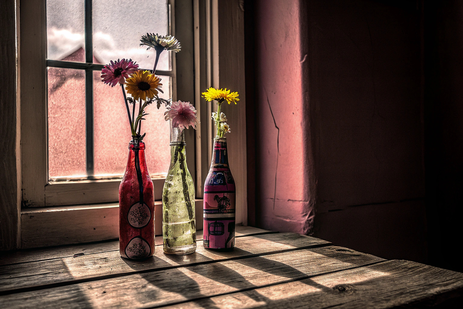 Upcycling von Glasflaschen