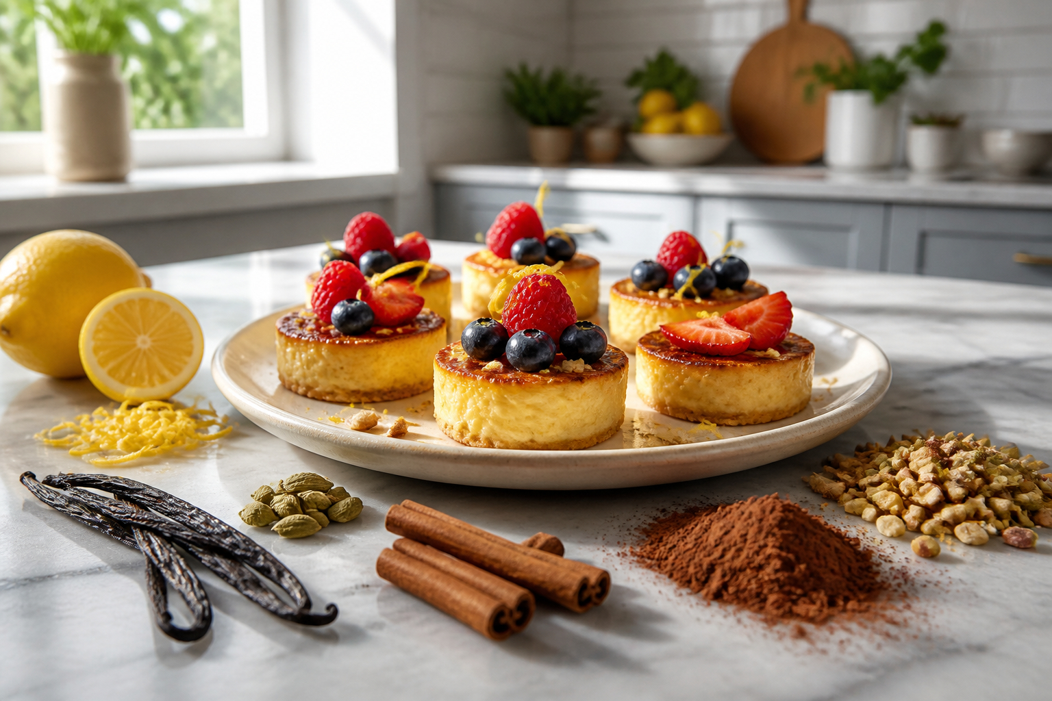 Aromen für Desserts mit weniger Zucker