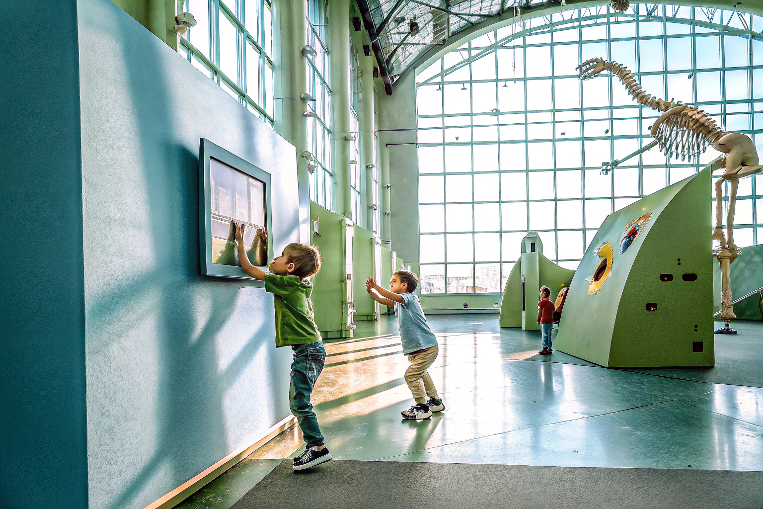 Kinder im Museum