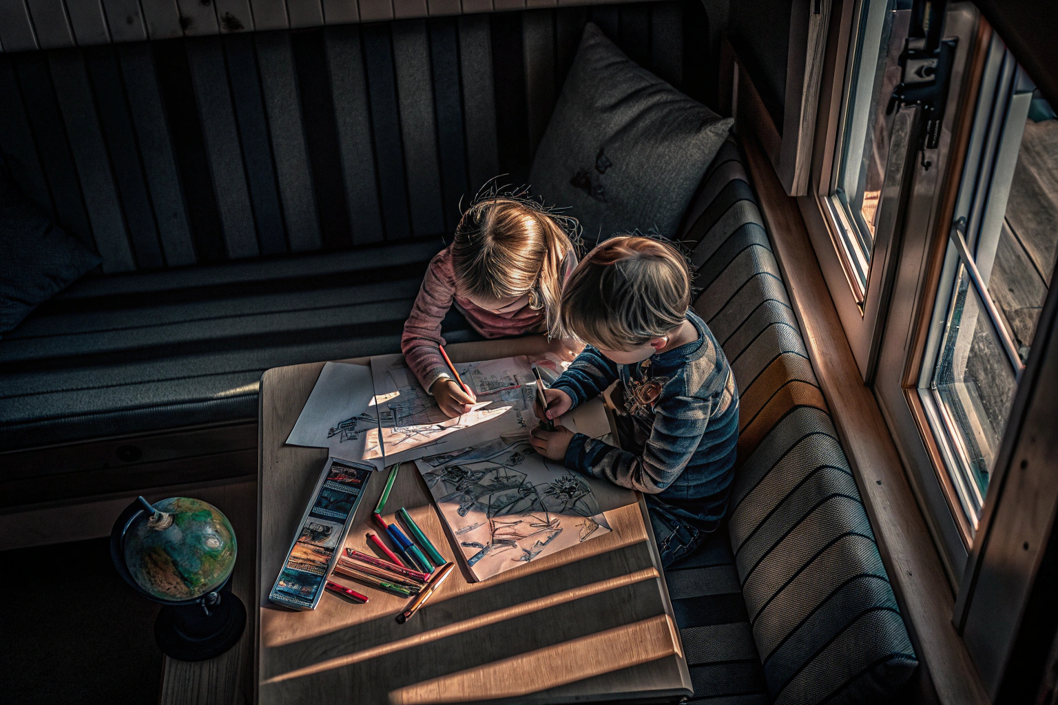 Kinder gestalten Reisetagebuch