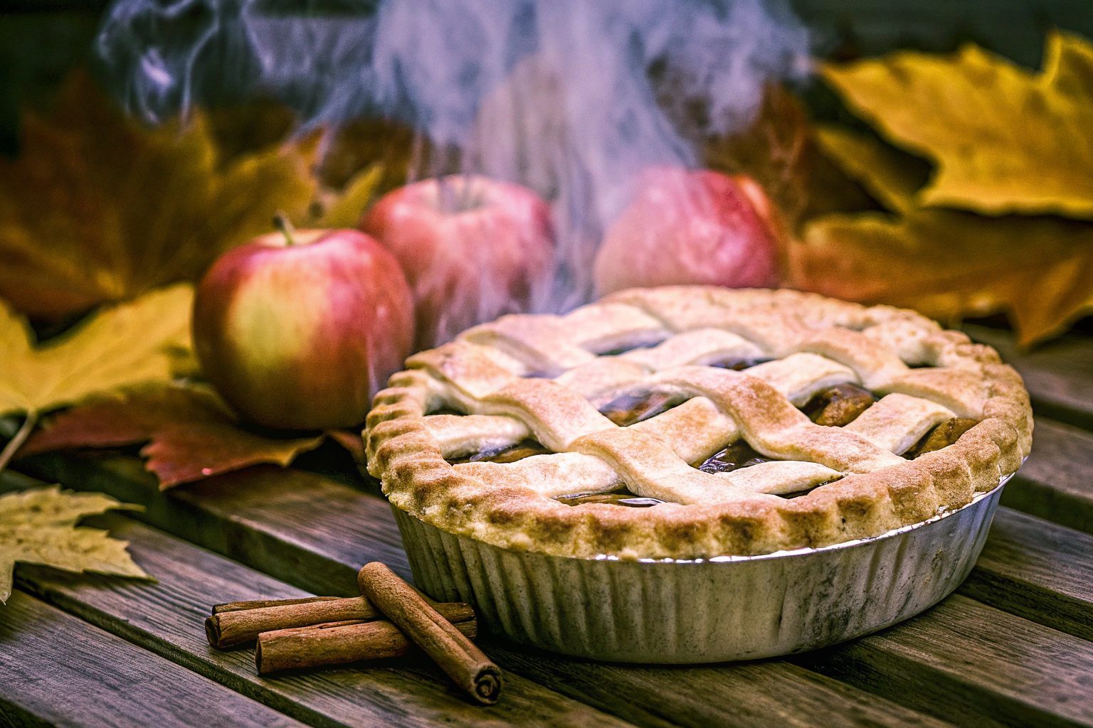 Frischer Apfelkuchen