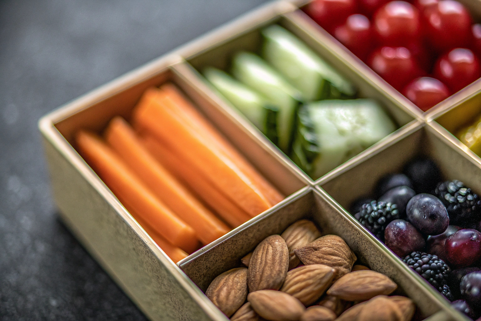 Gesunde Snacks in Snackbox